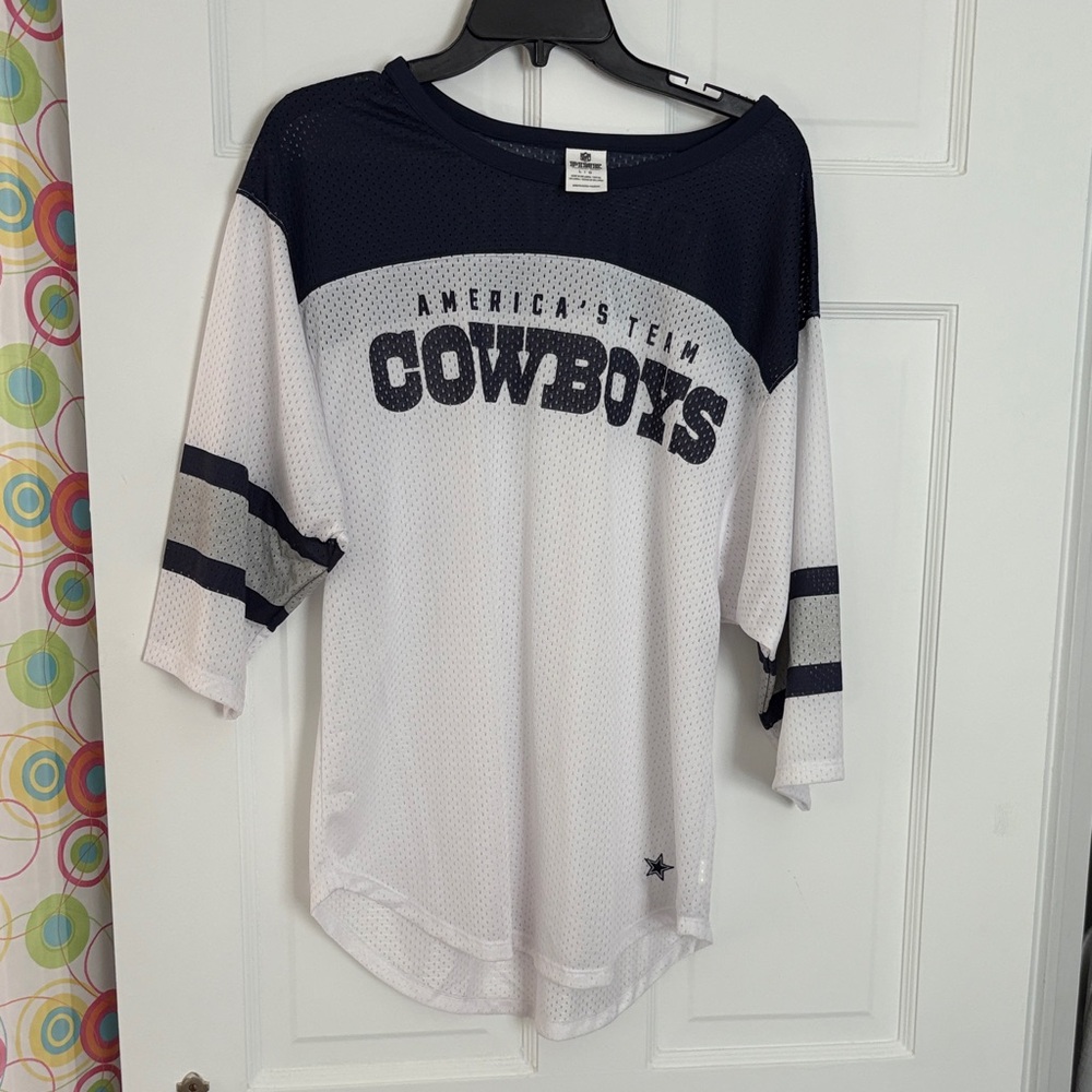 Victoria's Secret Navy and White Women's Team Jersey